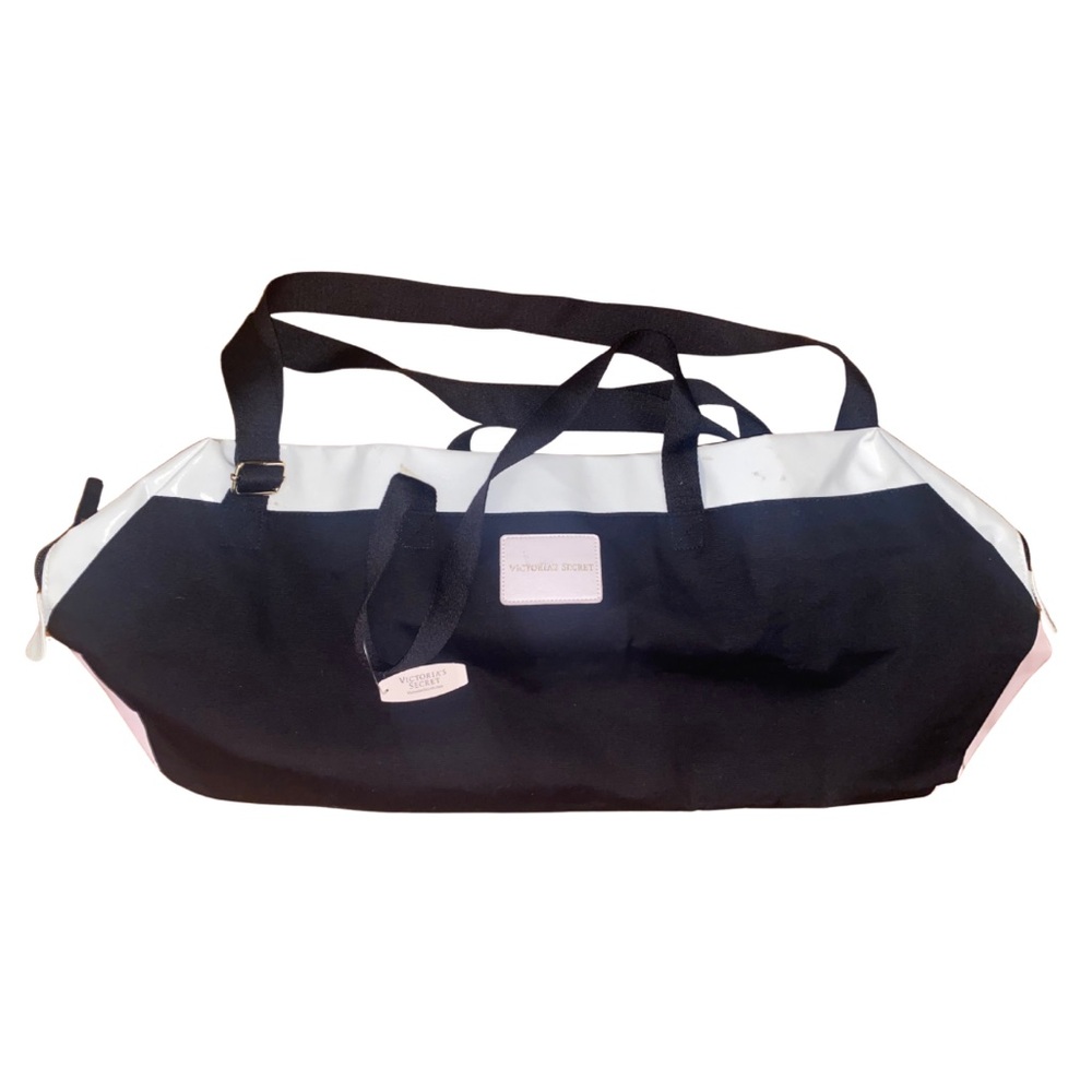 Victoria's Secret Black and White Travel or Gym Bag